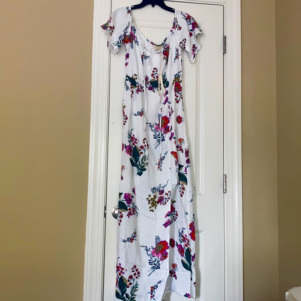 Floral Slit Dress